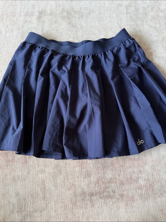 ALO Yoga Dresses & Skirts - ALO Yoga Navy varsity tennis skirt Medium